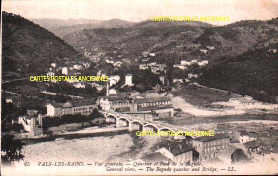 Cartes postales anciennes > CARTES POSTALES > carte postale ancienne > cartes-postales-ancienne.com Auvergne rhone alpes Ardeche Vals Les Bains