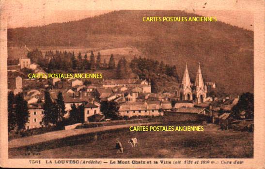 Cartes postales anciennes > CARTES POSTALES > carte postale ancienne > cartes-postales-ancienne.com Auvergne rhone alpes Ardeche Lalouvesc