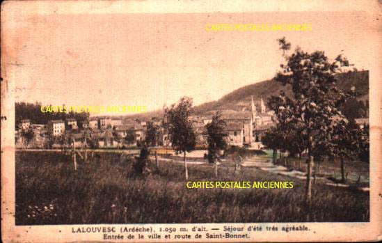 Cartes postales anciennes > CARTES POSTALES > carte postale ancienne > cartes-postales-ancienne.com Auvergne rhone alpes Ardeche Lalouvesc