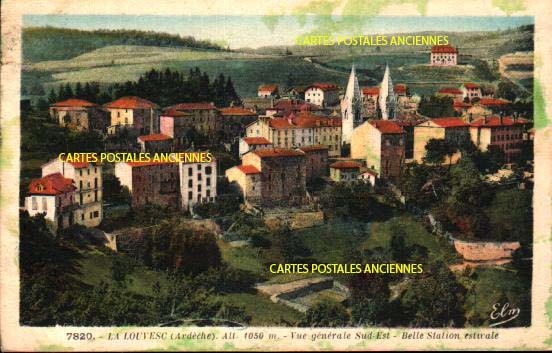 Cartes postales anciennes > CARTES POSTALES > carte postale ancienne > cartes-postales-ancienne.com Auvergne rhone alpes Ardeche Lalouvesc