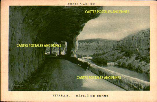 Cartes postales anciennes > CARTES POSTALES > carte postale ancienne > cartes-postales-ancienne.com Auvergne rhone alpes Ardeche Ruoms