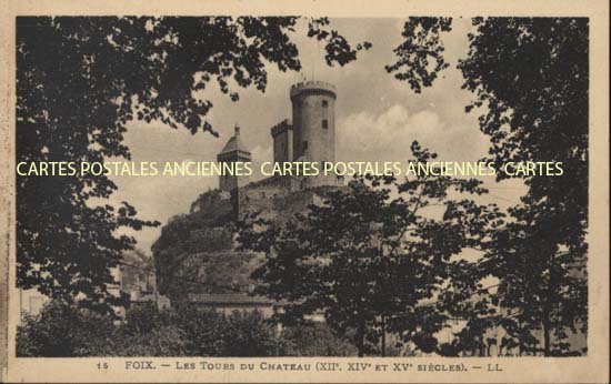 Cartes postales anciennes > CARTES POSTALES > carte postale ancienne > cartes-postales-ancienne.com Occitanie Foix