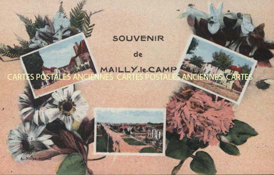 Cartes postales anciennes > CARTES POSTALES > carte postale ancienne > cartes-postales-ancienne.com Aube 10 Mailly Le Camp