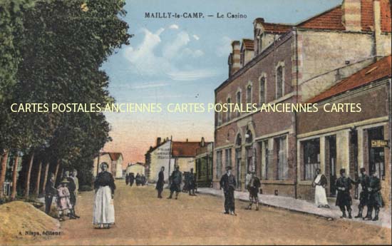 Cartes postales anciennes > CARTES POSTALES > carte postale ancienne > cartes-postales-ancienne.com Aube 10 Mailly Le Camp