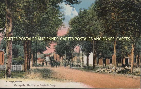 Cartes postales anciennes > CARTES POSTALES > carte postale ancienne > cartes-postales-ancienne.com Aube 10 Mailly Le Camp