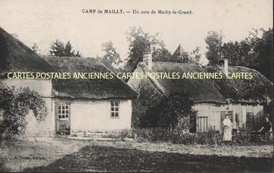 Cartes postales anciennes > CARTES POSTALES > carte postale ancienne > cartes-postales-ancienne.com Aube 10 Mailly Le Camp