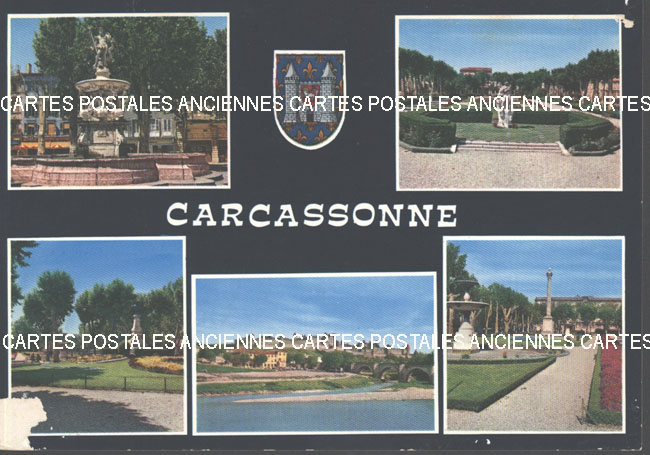 Cartes postales anciennes > CARTES POSTALES > carte postale ancienne > cartes-postales-ancienne.com Occitanie Aude Carcassonne