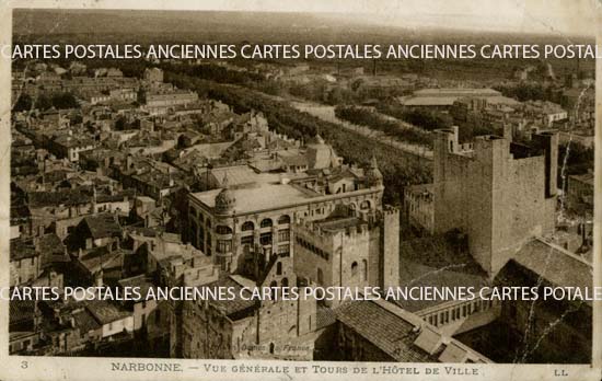 Cartes postales anciennes > CARTES POSTALES > carte postale ancienne > cartes-postales-ancienne.com Occitanie Aude Narbonne