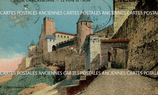 Cartes postales anciennes > CARTES POSTALES > carte postale ancienne > cartes-postales-ancienne.com Occitanie Aude Carcassonne