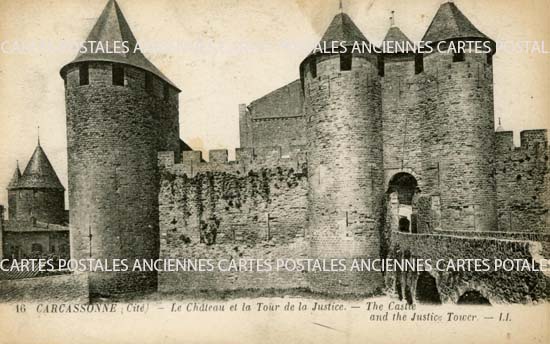 Cartes postales anciennes > CARTES POSTALES > carte postale ancienne > cartes-postales-ancienne.com Occitanie Aude Carcassonne