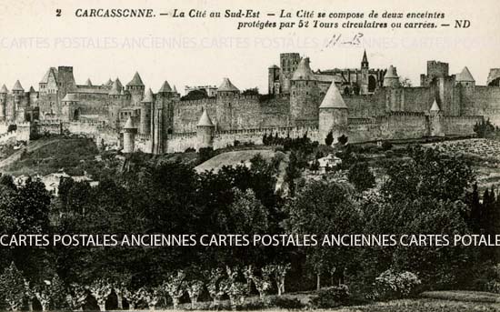 Cartes postales anciennes > CARTES POSTALES > carte postale ancienne > cartes-postales-ancienne.com Occitanie Aude Carcassonne