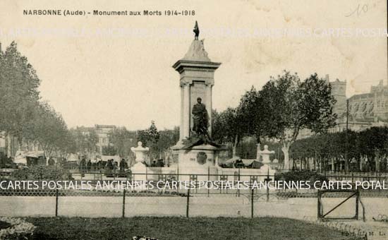 Cartes postales anciennes > CARTES POSTALES > carte postale ancienne > cartes-postales-ancienne.com Occitanie Aude Narbonne