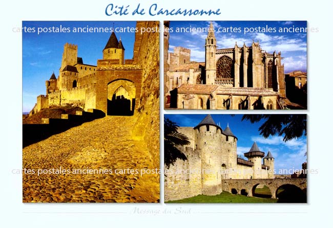 Cartes postales anciennes > CARTES POSTALES > carte postale ancienne > cartes-postales-ancienne.com Occitanie Aude Carcassonne