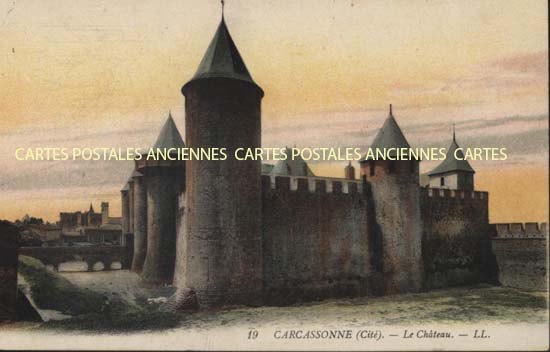 Cartes postales anciennes > CARTES POSTALES > carte postale ancienne > cartes-postales-ancienne.com Occitanie Carcassonne