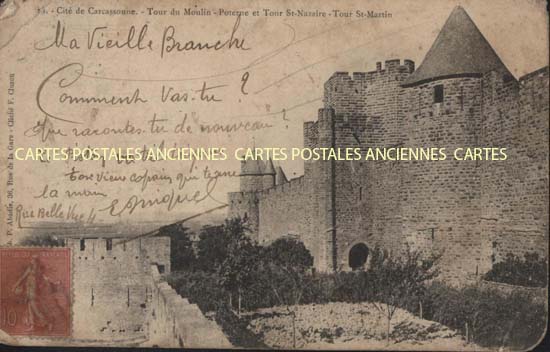 Cartes postales anciennes > CARTES POSTALES > carte postale ancienne > cartes-postales-ancienne.com Occitanie Carcassonne