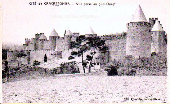 Cartes postales anciennes > CARTES POSTALES > carte postale ancienne > cartes-postales-ancienne.com Occitanie Carcassonne