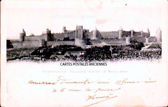 Cartes postales anciennes > CARTES POSTALES > carte postale ancienne > cartes-postales-ancienne.com Occitanie Carcassonne