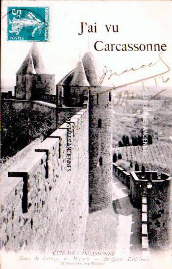 Cartes postales anciennes > CARTES POSTALES > carte postale ancienne > cartes-postales-ancienne.com Occitanie Carcassonne