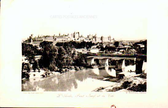 Cartes postales anciennes > CARTES POSTALES > carte postale ancienne > cartes-postales-ancienne.com Occitanie Carcassonne