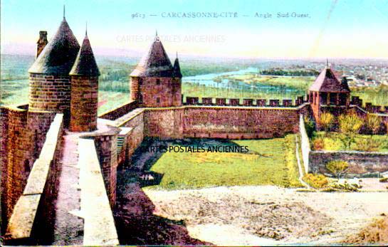 Cartes postales anciennes > CARTES POSTALES > carte postale ancienne > cartes-postales-ancienne.com Occitanie Carcassonne