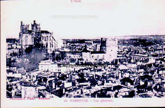 Cartes postales anciennes > CARTES POSTALES > carte postale ancienne > cartes-postales-ancienne.com Occitanie Aude Narbonne