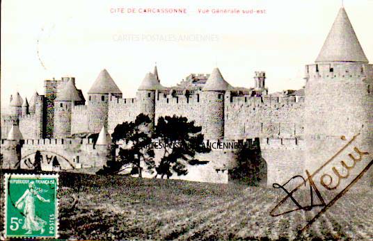 Cartes postales anciennes > CARTES POSTALES > carte postale ancienne > cartes-postales-ancienne.com Occitanie Carcassonne