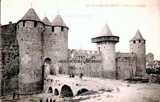 Cartes postales anciennes > CARTES POSTALES > carte postale ancienne > cartes-postales-ancienne.com Occitanie Carcassonne