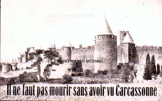 Cartes postales anciennes > CARTES POSTALES > carte postale ancienne > cartes-postales-ancienne.com Occitanie Carcassonne