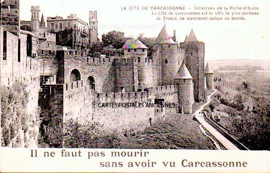 Cartes postales anciennes > CARTES POSTALES > carte postale ancienne > cartes-postales-ancienne.com Occitanie Carcassonne