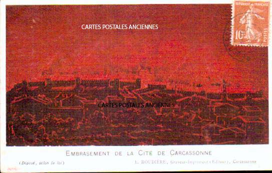 Cartes postales anciennes > CARTES POSTALES > carte postale ancienne > cartes-postales-ancienne.com Occitanie Carcassonne