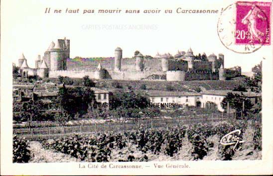 Cartes postales anciennes > CARTES POSTALES > carte postale ancienne > cartes-postales-ancienne.com Occitanie Carcassonne