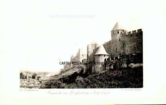 Cartes postales anciennes > CARTES POSTALES > carte postale ancienne > cartes-postales-ancienne.com Occitanie Carcassonne