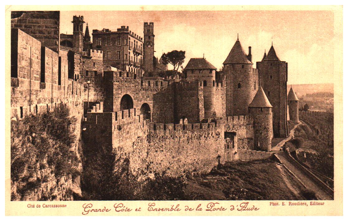 Cartes postales anciennes > CARTES POSTALES > carte postale ancienne > cartes-postales-ancienne.com Occitanie Aude Carcassonne