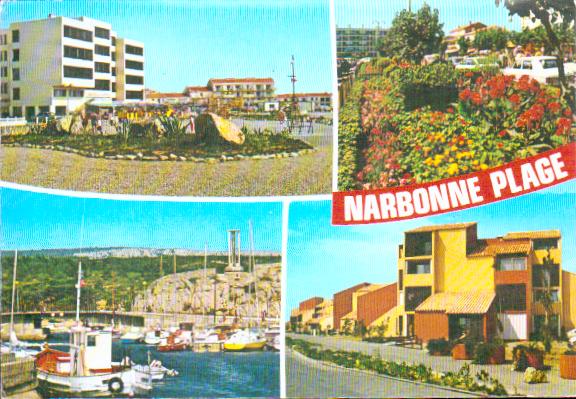 Cartes postales anciennes > CARTES POSTALES > carte postale ancienne > cartes-postales-ancienne.com Occitanie Narbonne Plage