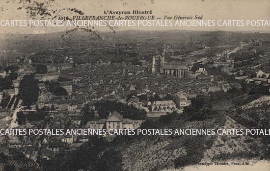 Cartes postales anciennes > CARTES POSTALES > carte postale ancienne > cartes-postales-ancienne.com Occitanie Villefranche De Rouergue