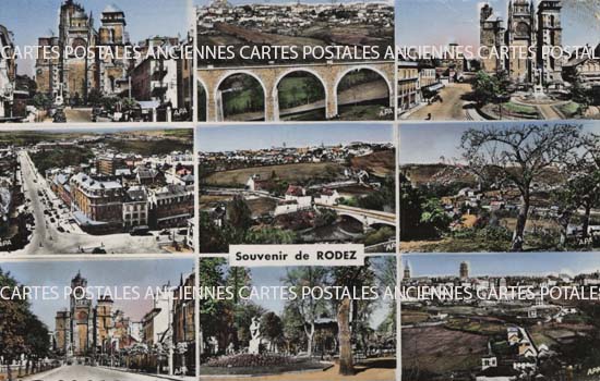 Cartes postales anciennes > CARTES POSTALES > carte postale ancienne > cartes-postales-ancienne.com Occitanie Rodez