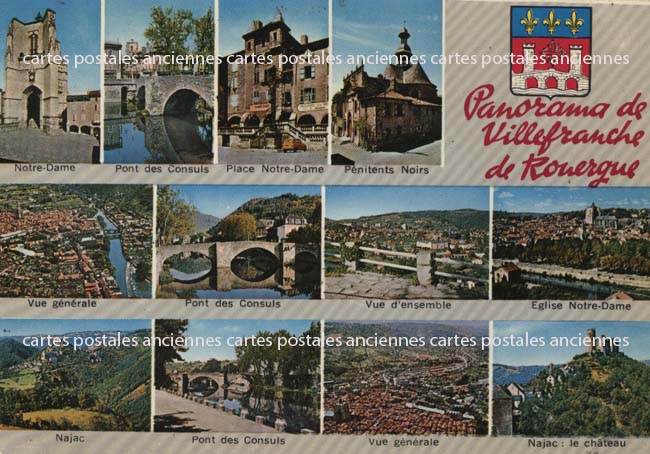 Cartes postales anciennes > CARTES POSTALES > carte postale ancienne > cartes-postales-ancienne.com Occitanie Villefranche De Rouergue