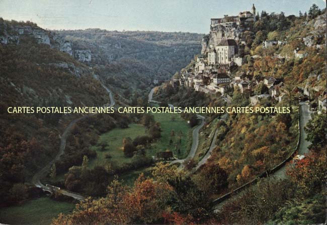 Cartes postales anciennes > CARTES POSTALES > carte postale ancienne > cartes-postales-ancienne.com Occitanie Rocamadour