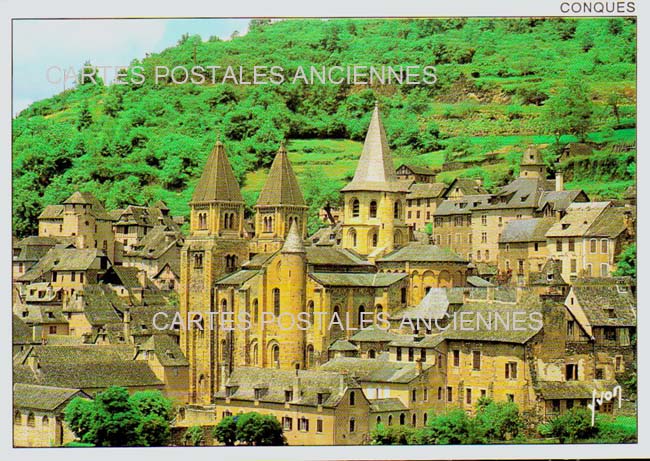 Cartes postales anciennes > CARTES POSTALES > carte postale ancienne > cartes-postales-ancienne.com Occitanie Conques