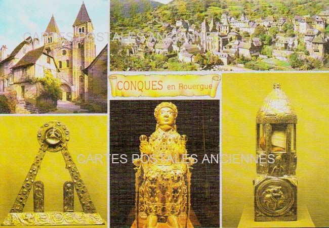 Cartes postales anciennes > CARTES POSTALES > carte postale ancienne > cartes-postales-ancienne.com Occitanie Conques