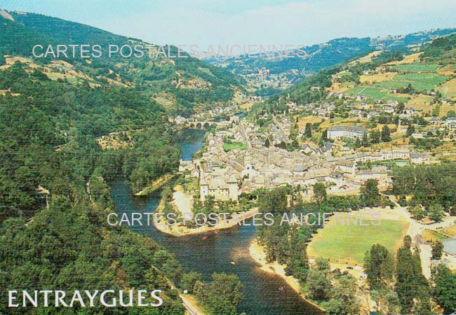 Cartes postales anciennes > CARTES POSTALES > carte postale ancienne > cartes-postales-ancienne.com Occitanie Entraygues Sur Truyere