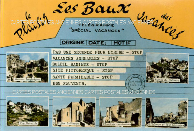 Cartes postales anciennes > CARTES POSTALES > carte postale ancienne > cartes-postales-ancienne.com Provence alpes cote d'azur Bouches du rhone Les Baux De Provence