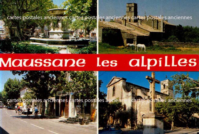 Cartes postales anciennes > CARTES POSTALES > carte postale ancienne > cartes-postales-ancienne.com Provence alpes cote d'azur Bouches du rhone Maussanne Les Alpilles