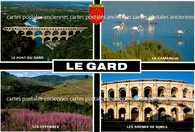 Cartes postales anciennes > CARTES POSTALES > carte postale ancienne > cartes-postales-ancienne.com Occitanie Gard Vers Pont Du Gard