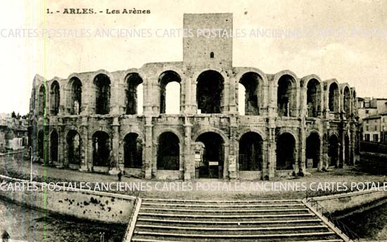 Cartes postales anciennes > CARTES POSTALES > carte postale ancienne > cartes-postales-ancienne.com Provence alpes cote d'azur Bouches du rhone Arles