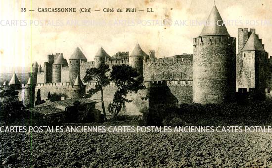 Cartes postales anciennes > CARTES POSTALES > carte postale ancienne > cartes-postales-ancienne.com Occitanie Aude Carcassonne