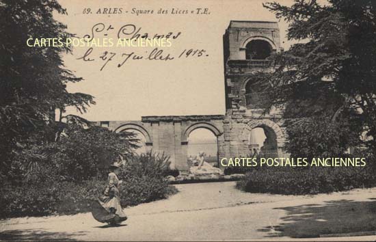 Cartes postales anciennes > CARTES POSTALES > carte postale ancienne > cartes-postales-ancienne.com Provence alpes cote d'azur Bouches du rhone Arles