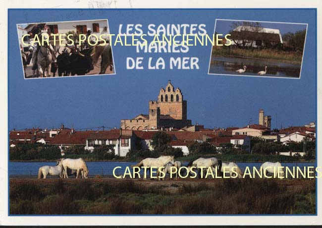 Cartes postales anciennes > CARTES POSTALES > carte postale ancienne > cartes-postales-ancienne.com Provence alpes cote d'azur Bouches du rhone Saintes Maries De La Mer