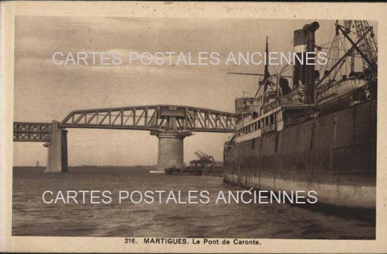 Cartes postales anciennes > CARTES POSTALES > carte postale ancienne > cartes-postales-ancienne.com Provence alpes cote d'azur Bouches du rhone Martigues