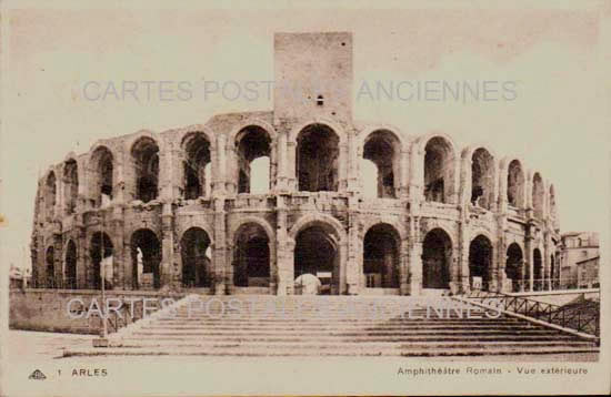 Cartes postales anciennes > CARTES POSTALES > carte postale ancienne > cartes-postales-ancienne.com Provence alpes cote d'azur Bouches du rhone Arles